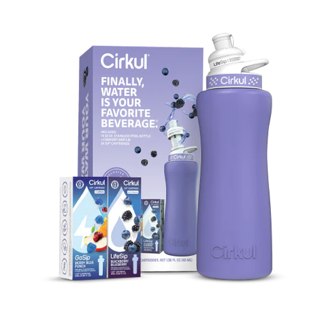 32oz. Matte Periwinkle Stainless Steel Bottle